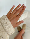 Wrapped Cross Gem Ring
