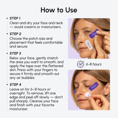 Anti-wrinkle Tape Patches