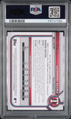 Graded 2022 Topps Bowman 1st Edition Luisangel Acuna #BPPF72 Sky Blue Foil Rookie RC Baseball Card PSA 10 Gem Mint