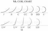 L Curl 90-degree Lashes Cashmere Extra Matte Black Lashes 【Best Quality Ever】or Called M Curl Lashes