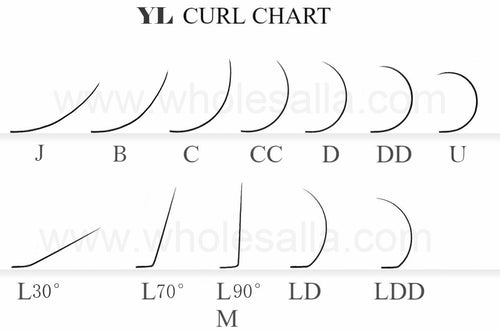 Flat Lashes/ Ellipse Lash 0.15mm【Extra Matte Dark Black】8 to 18mm