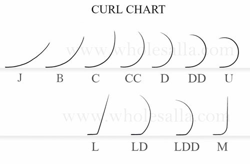 0.05mm White Color Lashes