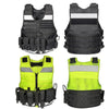 Stab-resistant reflective MOLLE system onboard safety vest