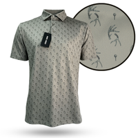 "Tees & Tines" Golf Polo