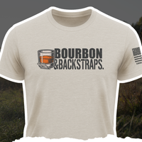 "Bourbon & Backstraps" Tee - Sand