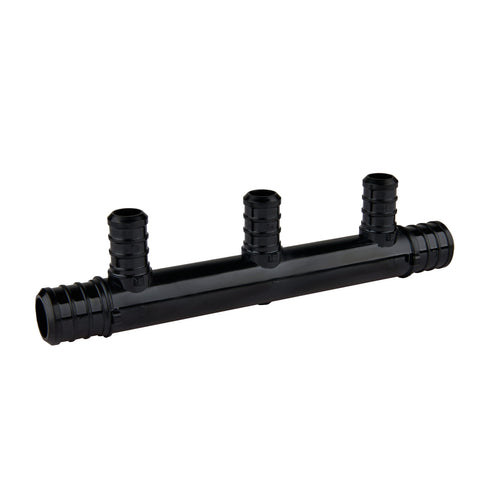PEX-B Crimp 3/4" x 1/2" Open Manifold (3 port) Plumbingsell