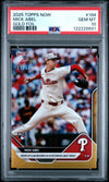 Graded 2025 Topps Now Mick Abel #194 Gold Foil /50 Rookie Baseball Card PSA 10 Gem Mint