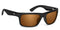 Polarized Amber / No Bifocal/Reader (Plano) ($90) / Glossy Black