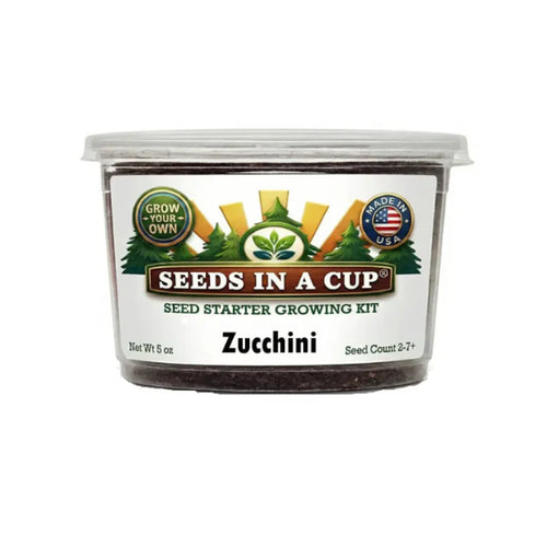 Zucchini Grow Kit | Grow Zucchini from Seed | Seeds In A Cup®