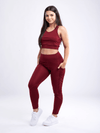 JupiterGear High-Waisted Criss-Cross Training Leggings with Hip Pockets