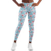 Flamingo Blue Floral Leggings