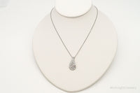 Designer Ryze Cubic Zirconia Sterling Silver Necklace