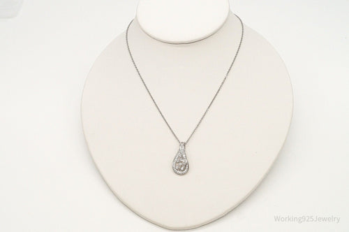 Designer Ryze Cubic Zirconia Sterling Silver Necklace