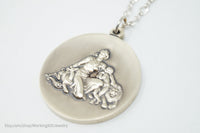 Vtg The Wittnauer Mint Mother O Mine Rudyard Kipling Sterling Silver Necklace
