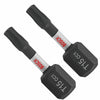 BOSCH ITDT15102 2 pc. Driven 1 In. Impact Torx® #15 Insert Bits
