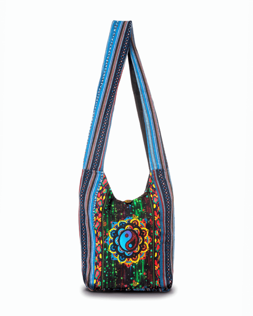 Kathmandu Collection Yin Yang Print Hobo Bag Jupiter Gear