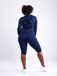 JupiterGear Mid-Rise Capri Fitness Leggings with Side Pockets