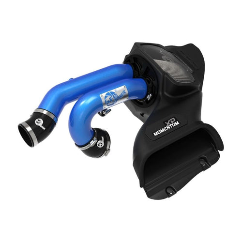 aFe 21-22 Ford F-150 Raptor V6-3.5L(tt) Momentum XP Cold Air Intake System Blue w/ Pro Dry S Filter