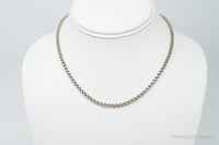 Designer Michael Dawkins 14K Gold Granulated Sterling Silver Necklace