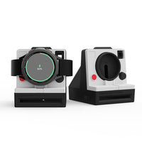 SIKAI Camera Watch Charger Stand Compatible with Samsung Galaxy Watch 4 / Galaxy Watch 4 Classic/Galaxy Watch 3 / Galaxy Watch Active Nightstand Mode Home/Office Use Ideal Gift (Black)