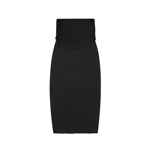 Dyed Washed Straight Hip-Hugging Slim Skirt