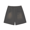 Phantom Roses Sun Faded Cotton Shorts