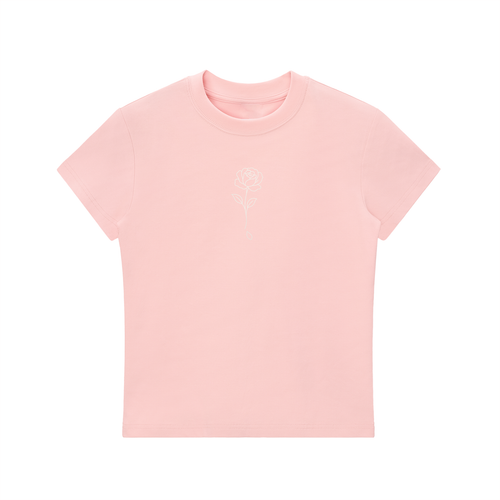 Fallen Rose Crewneck T-Shirt