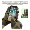 Tactical Military Airsoft Gloves for Outdoor Sports, Paintball, and Motorcycling with Touchscreen Fingertip Capability Jupiter Gear