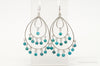 Designer SX Turquoise Sterling Silver Earrings