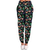 Flamingo Exotic Floral Joggers
