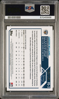 Graded 2023 Topps Pro Debut Carson Williams #PD3 Blue Foil Auto #/150 Rookie RC Baseball Card PSA 10 Gem Mint