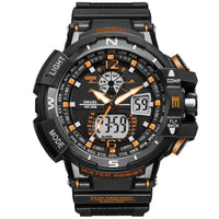 Modern Sport Watch For Men and Woman With LED Digital Quartz Display Men's Top Brand Luxury Digital-watch Relogio Masculino In Army Military Popular Design Waterproof 50M