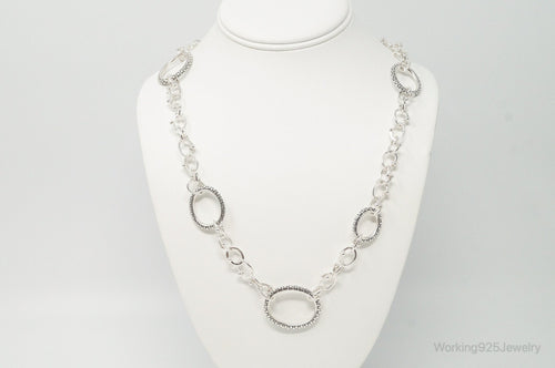 Designer Michael Dawkins Link Sterling Silver Necklace