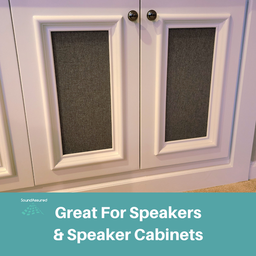 Dual Layer Acoustic Fabric for DIY Panels & Speakers