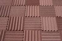 Easy Mount Acoustic Foam Kit - 12x12x2" Acoustic Foam Panels With Adhesive - Wedge Style - 4 Pack