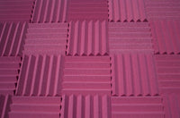 Easy Mount Acoustic Foam Kit - 12x12x2" Acoustic Foam Panels With Adhesive - Wedge Style - 4 Pack