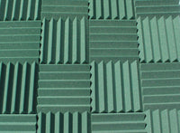 Easy Mount Acoustic Foam Kit - 12x12x2" Acoustic Foam Panels With Adhesive - Wedge Style - 4 Pack