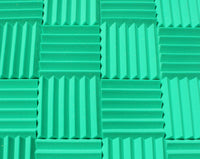 Easy Mount Acoustic Foam Kit - 12x12x2" Acoustic Foam Panels With Adhesive - Wedge Style - 4 Pack