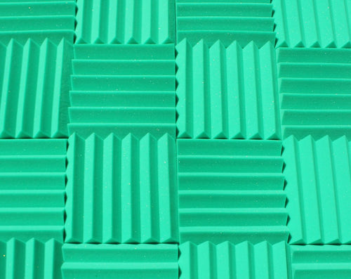 Easy Mount Acoustic Foam Kit - 12x12x2" Acoustic Foam Panels With Adhesive - Wedge Style - 4 Pack