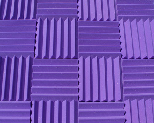Easy Mount Acoustic Foam Kit - 12x12x2" Acoustic Foam Panels With Adhesive - Wedge Style - 4 Pack