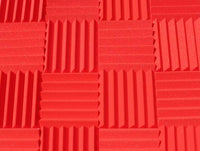 Easy Mount Acoustic Foam Kit - 12x12x2" Acoustic Foam Panels With Adhesive - Wedge Style - 4 Pack