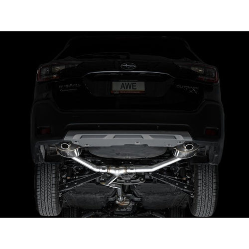 AWE 20-25 Subaru Outback (Wilderness & XT) 0FG Catback Exhaust w/Dual BashGuards