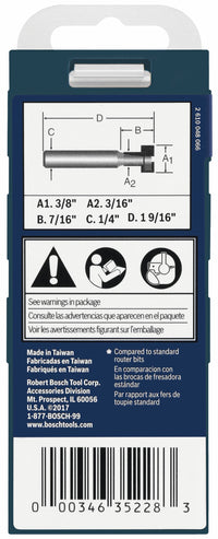 BOSCH 85608MC 3/8 In. Carbide-Tipped Keyhole Router Bit