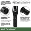 EcoGear FX TK120 Professional LED Flashlight Kit with Batteries and Charger