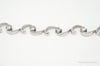 Art Deco Cubic Zirconia Sterling Silver Necklace