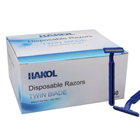50 Pack Disposable Razors Shaving Razor, Twin Blade