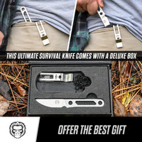 The Scalpel All-Steel Survival Knife Giftset for Outdoors