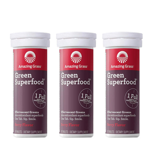 Amazing Grass Green Superfood Water Flavoring Tablet with Antioxidants and Alkalizing Greens