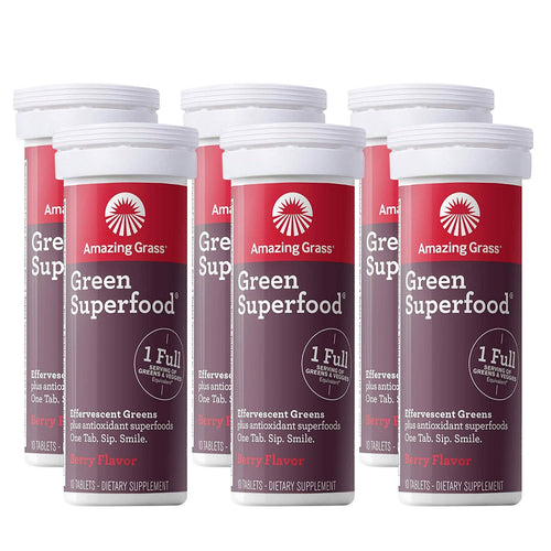 Amazing Grass Green Superfood Water Flavoring Tablet with Antioxidants and Alkalizing Greens