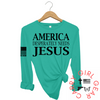 AMERICA DESPERATLEY NEEDS JESUS Long Sleeve